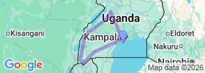 15Days Discover Uganda Map