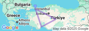 7 Days Comfort Tour Turkey Map