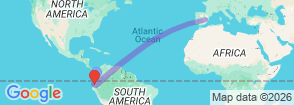 13 Days Discovering the Andes & Coast Map