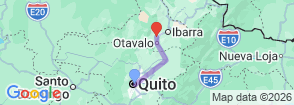 Otavalo Shared Tour from Quito Map