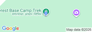 Everest Base Camp Leisurely Trek and Helicopter Return to Kathmandu – 12 Days Map