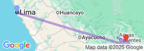 Peru Express 5 Days Tour Map
