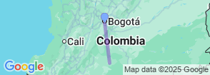 Caño Cristales 3 Days Tour from Bogota Map