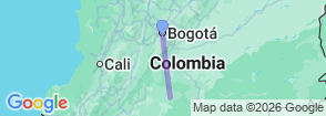 3 Days Caño Cristales Tour from Bogota Rainbow River Adventure Map