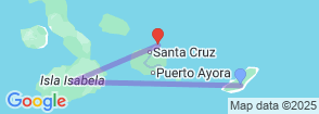 7 Days Galapagos Multisport Adventure Tour Map