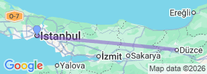 Daily Istanbul Rafting Tour – Melen River Adventure from Istanbul Map