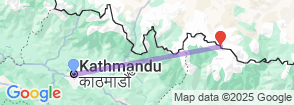 Scenic Flight to Mount Everest Map