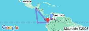Colombia & Galapagos Express 13 Days Tour Map