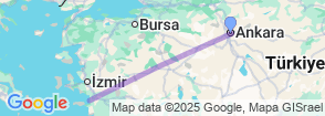 2 Days Ephesus & Sirince Village Tour from Ankara Map