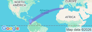 Best of Colombia 11 Days Tour Map
