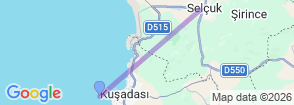 Ephesus Tour from Kusadasi With Lunch Map