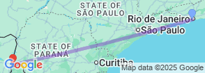 7 Days New Year Adventure: Rio and Iguazu 2024 Map