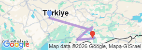 6 Days 5 Nights Cappadocia With Mt. Nemrut, Zeugma and Gobeklitepe Map