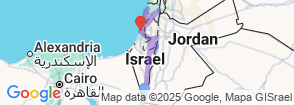 Israel: See & Experience It All in 8 Days, 1St Class Custom Tours Map