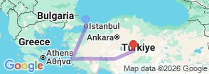 9 Days Turkey New Year Holiday Package Tour Map