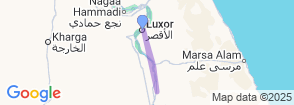 4 Days Trip to Luxor & Edfu & Kom Ombo Temples Map