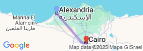 2 Days Trip to Alexandria & Pyramids & Cairo Sightseeing Map