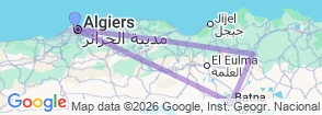 Algeria Cultural Trip: 6 Days 5 Nights Map