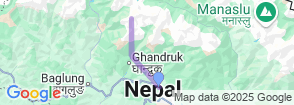 Annapuran Base Camp Trek -7 Days Map
