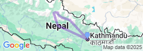 Annapurna Circuit Trekking :10 Days Map