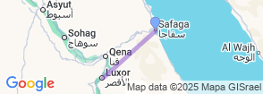 2 Days Trip to Luxor and Dendera and Abydos from Safaga Port Map