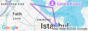 Daily Jewish Heritage Tour in Istanbul | Synagogues & Historic Sites Map