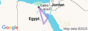 2 Days Cairo and Luxor from Hurghada by Flight Map