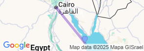 Cairo 2 Days Trip With Car from Hurghada Map