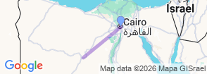 2 Days 1 Nights Tour to Bahariya Oasis from Cairo Map