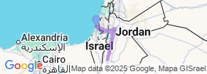 12 Days Tour Package Israel and Jordan Map