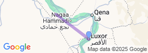 5 Days Trip to Luxor & Dendera and Abydos Map