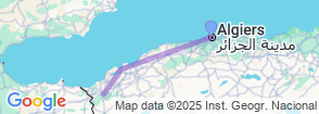 5 Days Explore Algeria’s West Tour Map