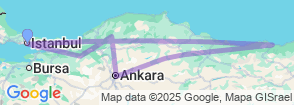 9 Days Full Black Sea Tour Turkey Map