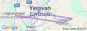 Classic Tour Armenia in 6 Days 5 Nights Map