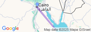 6 Days Top of Cairo and Hurghada Holiday Map