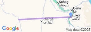 3 Days Kharga and Dakhla Oasis Safari Tours from Luxor Map