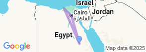 6 Days Trip to Luxor & Cairo and Alexandria by Flight Map