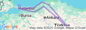 10 Days Western Black Sea Tour Turkey Map