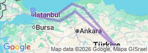 10 Days Western Black Sea Tour Turkey Map