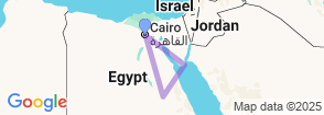 7 Days Cairo & Luxor, Sharm El Shiekh Holiday Map