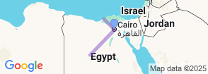 7 Days Cairo & White, Black Desert Safari and Alexandria Map