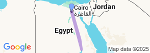 10 Days Cairo, Luxor and Aswan Holiday Map