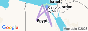 9 Days Cairo & Luxor & White, Black Desert Safari and Alexandria Map