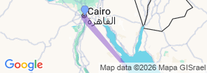 10 Day Cairo and Hurghada Egypt Holiday Experience Map