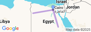 11 Days Cairo, Luxor & Siwa Oasis Safari Tour Map