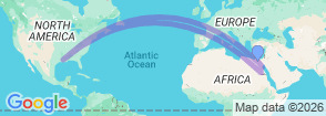 15 Days Cairo, Alexandria, Nile Cruise, Aswan & Hurghada Map
