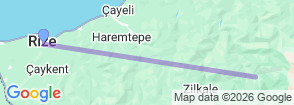 Daily Rize Ayder Tour Map
