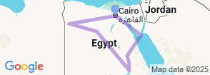 18 Days Cairo, Desert Safari, Sharm El Sheikh & Nile Cruise Map