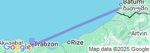 Batumi Tour - Daily Tour from Trabzon Map