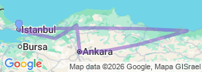 10 Days Full Black Sea Tour Turkey Map